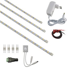 Striscia LED bianco freddo impermeabile 24VDC