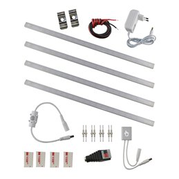 Striscia LED bianco freddo impermeabile 24VDC