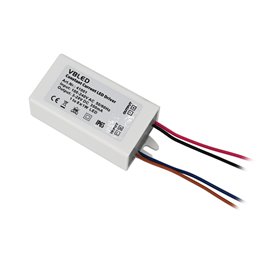 Fuente de alimentación LED de corriente constante / 320-350mA / 7W