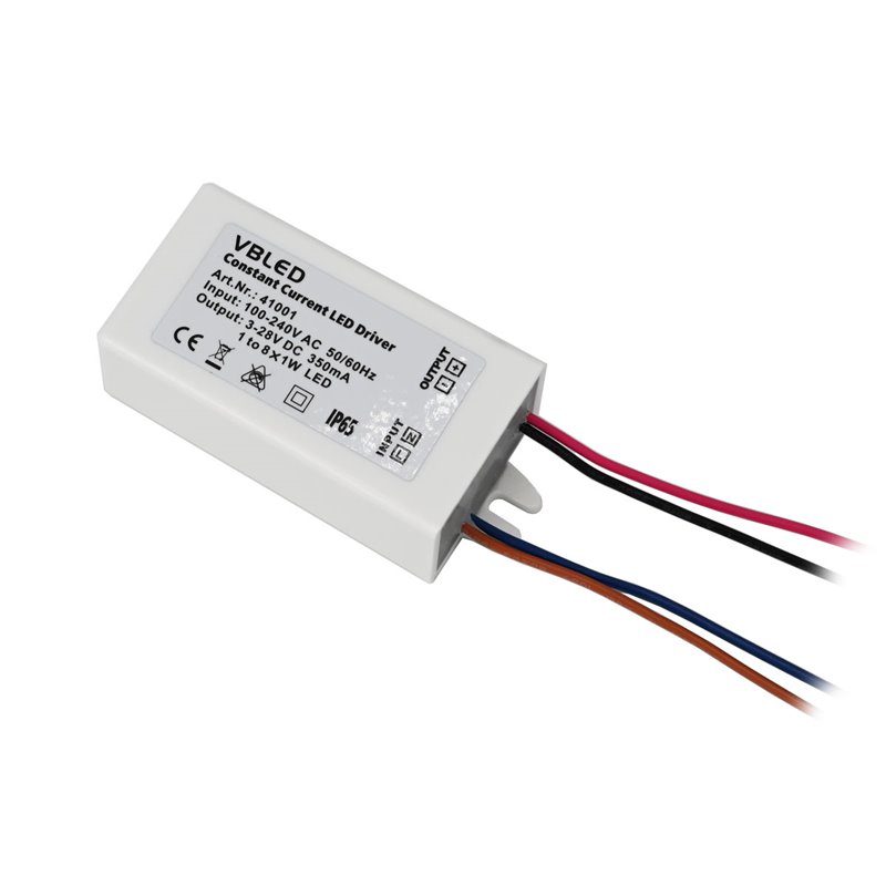 Driver LED 350mAAlimentatore LED a corrente costante 3-32V DC / 350mA 10W  IP65