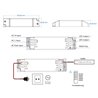 "Inatus" Radio LED Power Supply Constant Voltage / 12V DC / 12W