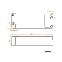 Alimentatore LED a corrente costante / 700mA / 14-21W