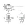 Outdoor plug-in power supply 24V AC 12W IP44