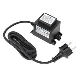 Outdoor plug-in power supply 24V AC 12W IP44