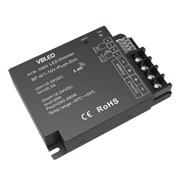 sET "INATUS" - Dimmer LED 12-24V CC 240-480W incl. mando a distancia de 1 canal