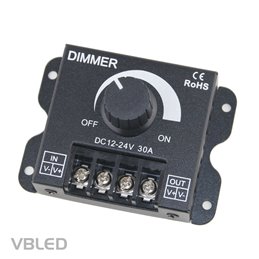 VBLED - LED-Lampe, LED-Treiber, Dimmer online beim Hersteller kaufen|LED Drehdimmer 12-24V DC 24A