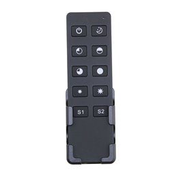 mini spot da incasso a 3W LED - Minispot "OCULOS" - 12V DC - IP44 - 3000K - Orientabile - Argento
