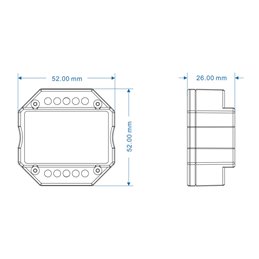 VBLED - LED-Lampe, LED-Treiber, Dimmer online beim Hersteller kaufen|2.4G RF 230V AC LED Dimmer System 1 Kanal Fernbedienung mit Dimmer