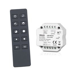 "INATUS" SET - LED Dimmer 12-24V DC 240-480W incl. 1-kanaals afstandsbediening