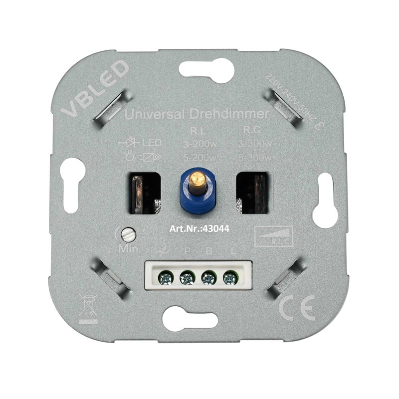 Dimmer rotativo LED universal Dimmer LED estándar 230V Dimmer rotativo LED universal Dimmer LED estándar 230V