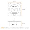 Variateur rotatif universel à LED Variateur standard à LED 230V