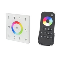 iNatus 2.4G Radio Switch Set Wall Switch 230V with RF Remote Control 4-Channel (Interrupteur mural 230V avec télécommande RF)