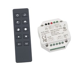 Zigbee 3.0 Regulador de luz LED 12-24V Max.15A