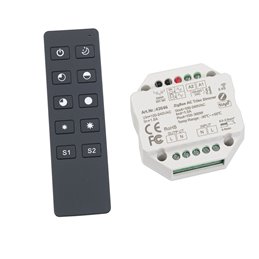 ZigBee radio controller 230V flush-mounted dimming actuator dimming switch with 2.4G remote control