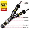 2pcs Conector de cable Caja de conexiones impermeable IP68 Caja de conexiones al aire libre en forma de Y de 3 polos