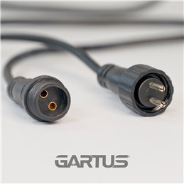 CâblesCâble de rallonge Gartus 1m 12V pour usage extérieur