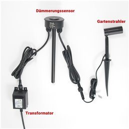 Interruttore crepuscolare Gartus Max.54W per illuminazione da giardino a 12V
