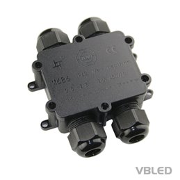 Waterproof rubber plug for cable junction box