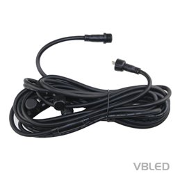 Set van 3 LED tuinspots, draaibaar met grondspies 12VAC/DC 5,5W 3000K