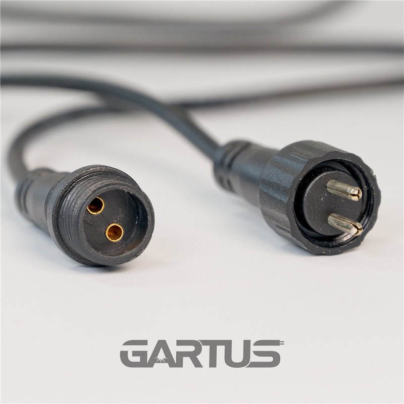 CaviConnettore a T per il sistema Gartus IP65 106cm 12V per uso esterno