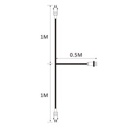 Set van 2 Gartus PIR bewegingsmelders voor 12V tuinverlichting