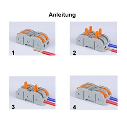 VBLED - LED-Lampe, LED-Treiber, Dimmer online beim Hersteller kaufen|30Pcs Premium Verbindungsklemme Eins-zu-Eins (Freie Kombination)