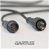 Gartus cavo distributore a Y a 2 vie 12V per uso esterno