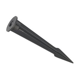 Montatura per LED in alluminio - ottica argento - rotonda - spazzolata - orientabile