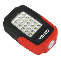 Montatura per LED in alluminio - ottica argento - rotonda - spazzolata - orientabile