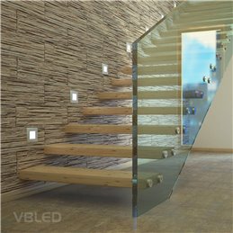 VBLED Éclairage LED pour escalier 1,5W pour l'intérieur et l'extérieur