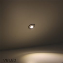 VBLED - LED-Lampe, LED-Treiber, Dimmer online beim Hersteller kaufen|4er-Set LED Aluminium Mini Einbaustrahler 3000K mit dimmbar LED Trafo - Silber