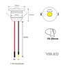 VBLED - LED-Lampe, LED-Treiber, Dimmer online beim Hersteller kaufen|5er-Set 1W LED Mini Einbaustrahler warmweiß mit Trafo