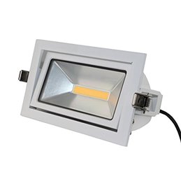 Spot LED pour magasin - orientable - 3000K blanc chaud - 35W
