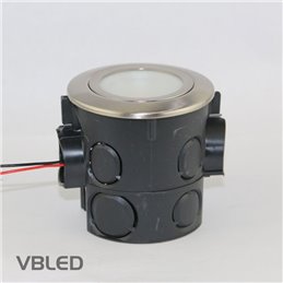 VBLED - LED-Lampe, LED-Treiber, Dimmer online beim Hersteller kaufen|Schlanke LED-Unterschrank-Küchenleuchte, Gebürsteter Edelstahl, 12V, 3.5W, Warmweiß