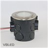 VBLED - LED-Lampe, LED-Treiber, Dimmer online beim Hersteller kaufen|Schlanke LED-Unterschrank-Küchenleuchte, Gebürsteter Edelstahl, 12V, 3.5W, Warmweiß