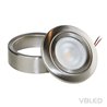 LED cabinet kitchen under-cabinet light, brushed stainless steel, 12V, 3.5W, warm white