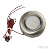 LED cabinet kitchen under-cabinet light, brushed stainless steel, 12V, 3.5W, warm white