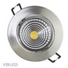 VBLED - LED-Lampe, LED-Treiber, Dimmer online beim Hersteller kaufen|VBLED LED COB Einbaustrahler - rund - Druckguss - gebürstet - 7W