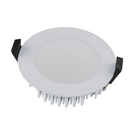 Set of 3 LED recessed luminaires with G4 bulb 12V 6W 3000K 500Lumen with radio power supply and remote control