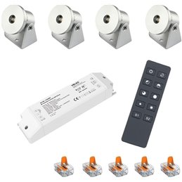 VBLED - LED-Lampe, LED-Treiber, Dimmer online beim Hersteller kaufen|4er KIT - 1W LED Aufbaustrahler "CYLINDRO" Deckenspot 3V 3000K