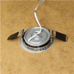 Luminaire encastré et apparent orientable à LED - 4W - IP20 - 12V - WW- 175L