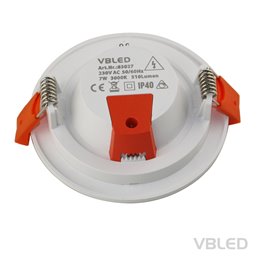 VBLED LED recessed luminaire- extra flat - 7W