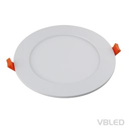 Universele LED paneel opbouw/opbouw Ronde Extra Flat 6.5W 3000K 420lm