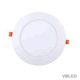 LED COB inbouwspot - hoekig - wit - glanzend - 7W
