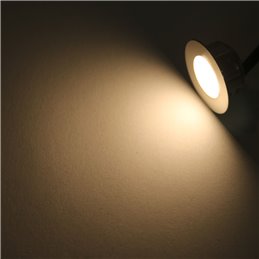 Set of 6 LED mini bathroom recessed luminaires KIT 12V 3000K