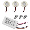 VBLED - LED-Lampe, LED-Treiber, Dimmer online beim Hersteller kaufen|LED Mini LED-Bad-Einbauleuchte 3er KIT, rostfreier Edelstahl, IP67 wassergeschütz