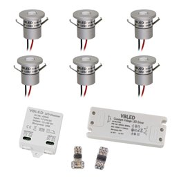 VBLED - LED-Lampe, LED-Treiber, Dimmer online beim Hersteller kaufen|1W VBLED LED Mini Einbauspot "ALDYNE" Minispot - 350mA - IP44 - 4000K