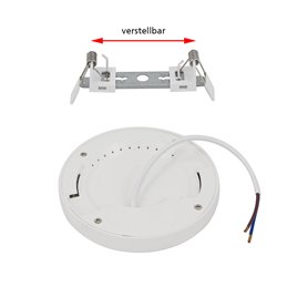 Universele LED paneel opbouw/opbouw Ronde Extra Flat 6.5W 3000K 420lm