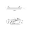 Universal LED Panel Surface Mount/Remount Round Extra Flat 12W 3000K 840lm