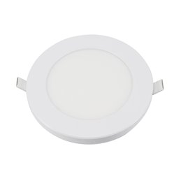 foco empotrable LED COB 7W 3000K regulable - redondo - cromado - brillante